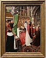 Charlemagne (left) attending mass, by the Master of Saint Giles, c. 1500, National Gallery