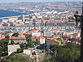 The ports of Marseille from Parc Puget