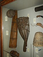 Various weaved fish gears
