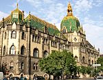Museum of Applied Arts building with decorated facade and roof