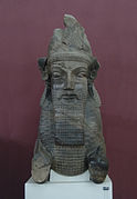 The head of a Lamassu from Persepolis, kept at the National Museum of Iran