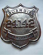 Badge of the Puerto Rico Police Bureau