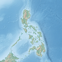Map showing the location of Mounts Palay-Palay–Mataas-na-Gulod Protected Landscape