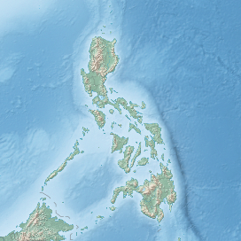 Location map of Mayon volcano