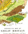 Image 31Geology of south-eastern England. The Ashdown Sands and Wadhurst Clay is in lime green (9a); the Low Weald, darker green (9). Chalk Downs, pale green (6) (from Geology of East Sussex)