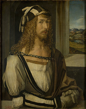 Selbstbildnis mit Landschaft (Albrecht Dürer)