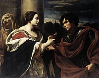 Sophonisba Receiving the Poisoned Chalice (c. 1623), Gemäldegalerie Alte Meister
