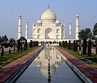 The Taj Mahal is a Mausoleum of Emperor Shah Jahan and Mumtaz Mahal, Agra.