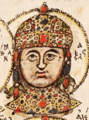 Child emperors who did not reach adulthood, such as Alexios II Komnenos (r. 1180–1183), are depicted without beards in the codex.[29]