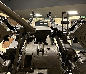 Sichtfeld des Schützen 12,7-mm-AA Gun vz.53