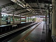 The platform level of the Ampang Line's Titiwangsa station.