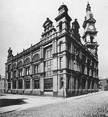 exterior of nineteenth century industrial building
