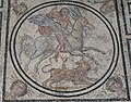 A Roman mosaic of Bellerophon slaying the Chimera, 2nd to 3rd centuries AD, Musée de la Romanité