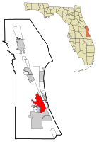 Location in Brevard County, Florida