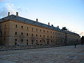 Houses in front of the Monastery of El Escorial.