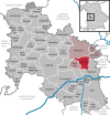 Lage der Gemeinde Daiting im Landkreis Donau-Ries