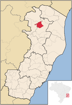 Location of Vila Pavão