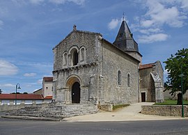 The church in Genouillé