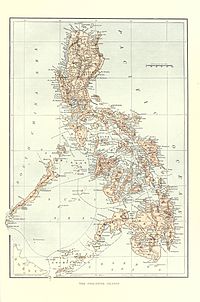 Map of the Philippines from "Harper's Pictorial History of the War with Spain" Vol. II (1899)