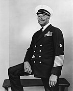 John Henry Turpin, Chief Gunner's Mate, U.S. Navy, circa in the 1940s (NH 89471)