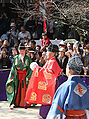 Kemari festival at Tanzan Shrine, Nara city, Nara Prefecture, Japan, photographed in 2006