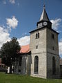 Evangelische Kirche mit Ausstattung, Kirchhof und Einfriedung