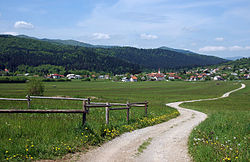 Landscape in the Municipality of Loška Dolina