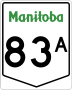 Provincial Trunk Highway 83A marker