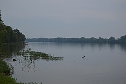 Maumee River shoreline, seen from Damascus Township