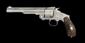 Smith & Wesson Model 3 revolver. Acquired from the United States. Particularly by the royal guards.