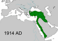 Ottoman Empire (1299–1922 AD) in 1914 AD.