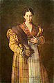 Dame mit Flohpelz, wahrscheinlich Zobel, ca. 1595