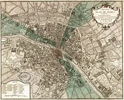 Paris in 1740, by Jean Delagrive (1689–1757). (BNF Gallica)