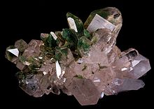 large quartz crystals found in the Mont Blanc massif