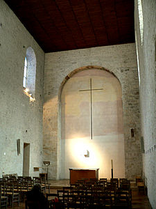 The Chapel of Saint Symphorien, the oldest surviving portion of the Abbey of Saint-Germain-des-Prés (Begun 990)