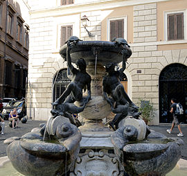 Fontana delle Tartarughe, in Piazza Mattei
