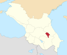 Location in the Caucasus Viceroyalty
