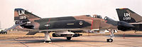 McDonnell Douglas F-4D-27-MC Phantom II 65-0615 of the 492nd TFS, 1976.