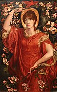 A Vision of Fiammetta (1878), one of Rossetti's last paintings, now in the collection of Andrew Lloyd Webber (model: Marie Spartali Stillman)