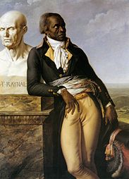 Portrait of Citizen Belley, Ex-Representative of the Colonies; by Anne-Louis Girodet; 1796–1797; oil on canvas; 1.59 x 1.11 m; Palace of Versailles, France[26]
