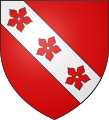 Coat of arms of the lords of Hombourg (on the Canner).