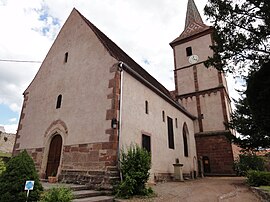 The Protestant church in Balbronn