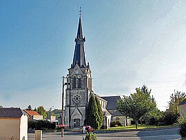 The church in Blanzy-la-Salonnaise