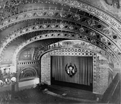 Auditorium Theatre interior from the balcony
