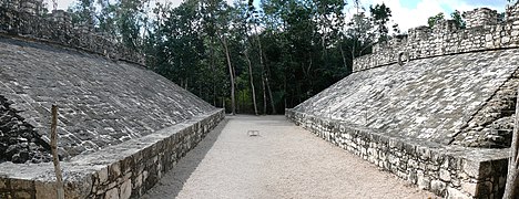 One of two ballgame courts at Cobá