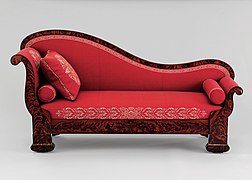 Roman style couch for reclining