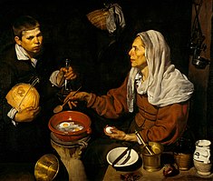 Diego Velázquez, Old Woman Frying Eggs, 1618, National Gallery of Scotland, Edinburgh.
