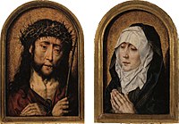 Ecce Homo and Mater Dolorosa Diptych, by Aelbrecht Bouts. c. 1491–1520