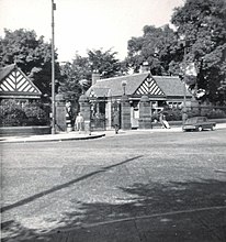 Entrance to the gardens, 1966