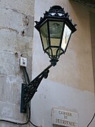 Wall lantern, Petritxol street.